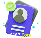 Tornar-se um membro do 6167.Com é muito simples